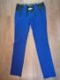 CLUB DONNA fashion #син slim fit дамски панталон с висока талия#размер 38 S, снимка 1 - Панталони - 31919604