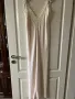 Рокля нова тип комбинезон цвят крем елегантна официална парти елегантна права , снимка 5