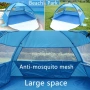 Къмпинг / плажна палатка с отвори за проветрение и размери - 200х150х130 см подходяща за 2-3 души, снимка 3