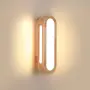 Дървен LED аплик MELAYR 4768507 с топла светлина 3000 K, снимка 1