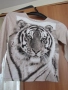 Блуза за момиче Н&М с ефектен тигров принт размер 110/116, нова, снимка 2