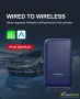 безжичен CarPlay оригинален с кабел към type C Android Auto адаптер, снимка 7