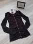 Нова колекция уникална черна блуза на намаление
