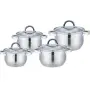 Комплект тенджери Cheffinger - 8 части инокс, снимка 5