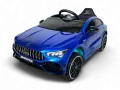 Mercedes CLA 45 S AMG 12V – Детска акумулаторна кола, Синя, EVA гуми, 4x4, снимка 1