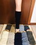 7 цвята италиански плетени 100% вълнени калци от глезени до колена вълнени гети вълнени калцуни, снимка 7
