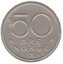 Norway-50 Øre-1976-KM# 418-Olav V, снимка 1