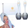 N-Ice Beauty Ice Globes за масаж на лице - помага за премахване на подпухналостта + торбичка , снимка 1