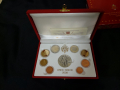 Ватикана PROOF 2008 г. - комплектен сет от 1 цент до 2 евро + възпоменателен сребърен медал, снимка 5