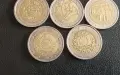 5 Колекционерски юбилейни монети от 2 евро , снимка 4