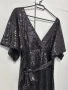 Черна паетена рокля, снимка 4