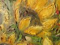 50х70 см. Слънчогледи - голяма картина  Мима / Art by MiMa, kartina, painting, снимка 2