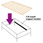 Подматрачна рамка с 13 ламела, 120x200 см, снимка 2