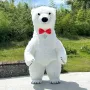 Мече Бяло Полярно Гигантски надуваем костюм 2,5м 3м Полярна мечка, снимка 2
