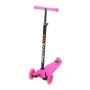 Детска сгъваема тротинетка 21st Scooter със светещи силиконови колела, розова, снимка 4