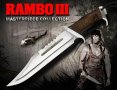 ловен нож тактически огромен лазерно заточен RAMBO III за оцеляване, снимка 5