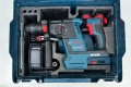 BOSCH GBH 18V-26 F + Bosch GDE 18V-16 - Безчетков перфоратор с прахоуловител като нов!, снимка 2