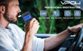 Алкотестер за тестване на алкохол, тестер за алкохол VPOW с цифров син LCD дисплей, клас, снимка 8