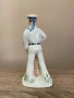 Винтидж порцеланова статуетка „Моряк с маймуна“, Коростенски порцеланов завод, СССР, снимка 2