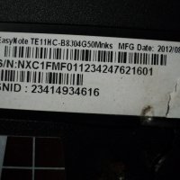 Packard Bell EasyNote TE11HC, снимка 7 - Части за лаптопи - 32032334