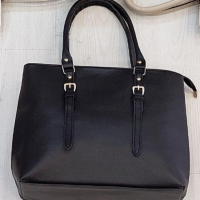 Дамска стилна чанта с двойна катарама 43/30см, снимка 3 - Чанти - 44750369