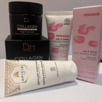 Крем COLLAGEN от Dr.H, маска FEEL FREE и скраб EXFOLIANT DOUX VISAGE APICIA  за лице, снимка 2 - Козметика за лице - 44797946