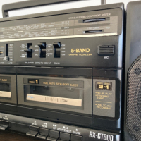 	Panasonic RX-CT800 VINTAGE RETRO BOOMBOX Ghetto Blaster радио касетофон, снимка 6 - Радиокасетофони, транзистори - 44819257