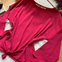 Цикламена блуза, снимка 2 - Блузи с дълъг ръкав и пуловери - 36686853