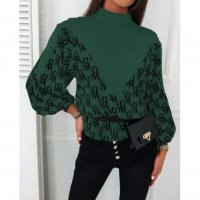 Дамска блуза в зелено в Блузи с дълъг ръкав и пуловери в гр. Сливен -  ID39396648 — Bazar.bg