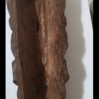 Дървена Африканска маска 20 см , снимка 3 - Други - 44681700