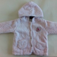 Бебешко яке, розово, дължина 30 см, 2-6 месеца - само по телефон!, снимка 1 - Бебешки якета и елеци - 39852669