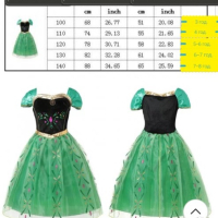 Парти рокли на Ана от Замръзналото кралство, снимка 5 - Детски рокли и поли - 44926926