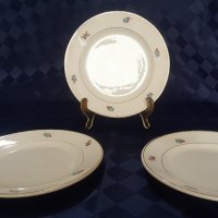 Порцеланови чинии-demi porcelaine badonviller france , снимка 1 - Антикварни и старинни предмети - 33952104