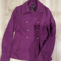 Есенно лилаво палто , снимка 1 - Палта, манта - 42894937