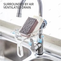Кухненска мивка от неръждаема стомана Поставка за оттичане на гъба, снимка 3 - Аксесоари за кухня - 44384268