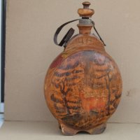 Дървена бъклица Ст. Караджа , снимка 5 - Антикварни и старинни предмети - 37856076