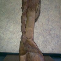 Дървена статуетка, снимка 12 - Антикварни и старинни предмети - 35032074