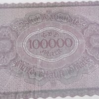 Банкнота 100 000 райх марки 1923година - 14715, снимка 9 - Нумизматика и бонистика - 29089370