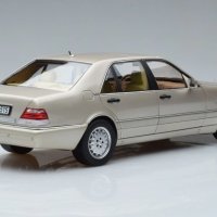 Mercedes-Benz S600 W140 1997 - мащаб 1:18 на NOREV моделът е нов в кутия, снимка 3 - Колекции - 40833186