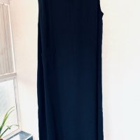 Дълга черна свободна рокля MARQUE NOIRE, снимка 7 - Рокли - 34240284