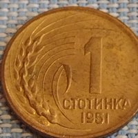 Монета 1 стотинка 1951г. България рядка за КОЛЕКЦИЯ ДЕКОРАЦИЯ 29374, снимка 2 - Нумизматика и бонистика - 44430950