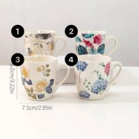 Порцеланова чаша за чай 300ML, флорални мотиви, снимка 5 - Чаши - 44229148