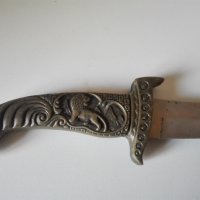  Нож с бронзова дръжка., снимка 5 - Антикварни и старинни предмети - 32085900