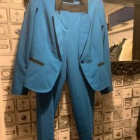 ATMOSPHERE  син дамски костюм#slim fit# комплект от панталон и сако , снимка 2 - Костюми - 29267205