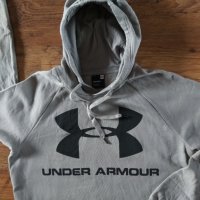 Under Armour Rival Fleece Logo - страхотно мъжко горнище КАТО НОВО, снимка 5 - Спортни дрехи, екипи - 38310769