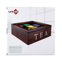 Дървена кутия за чай  венге, снимка 7 - Други стоки за дома - 42500743