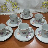 Стар български порцелан чашки за кафе , снимка 4 - Антикварни и старинни предмети - 42867571