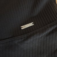 Aimin Black Ribbed Seamless Biker Shorts, снимка 3 - Клинове - 44500489