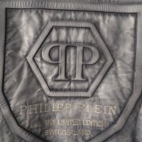 Мъжко кожено яке Philipp Plein 100% оригинално , снимка 3 - Якета - 30346329