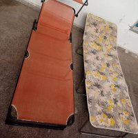 Шезлонг, сгъваем туристически походно легло с матрак за BIG BOY, снимка 2 - Къмпинг мебели - 37851875